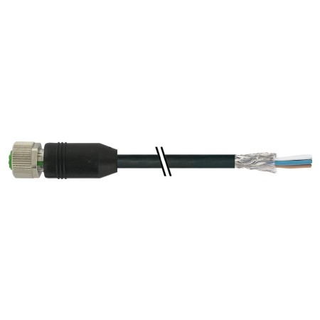 Cable sensor/actor MURR con conector - 7000-13221-6431000