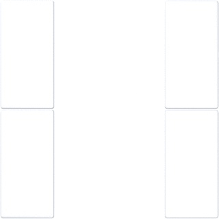 Élément de commande Jung/Interrupteur à Plaque centrale - LS502TSAWW