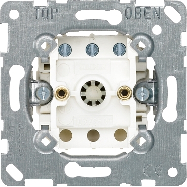 Interruptor de tres posiciones Merten System M de Schneider Electric - MTN317100