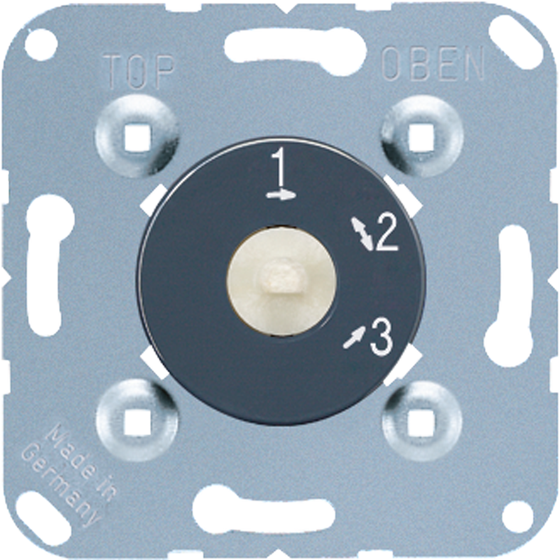 Interruptor de tres posiciones Jung Basic Element - 1101-3