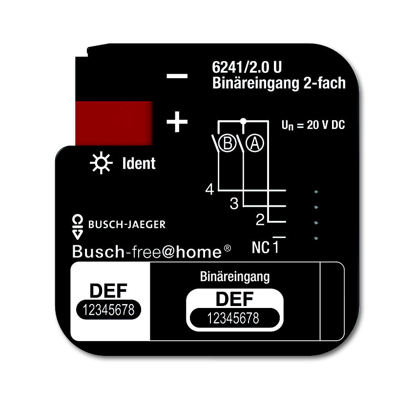 Sistema de bus de entrada binario ABB Busch-Jaeger Busch-FreeAtHome - 2CKA006220A0004