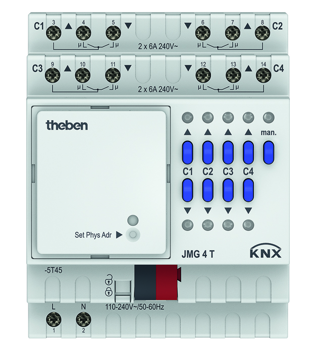 Sistema De Bus De Actuador Para Persianas Theben JME - 4930250