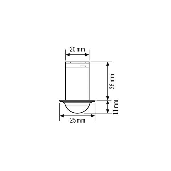 ESYLUX Compact Mini Motion Switch (Complete) - EP10425851