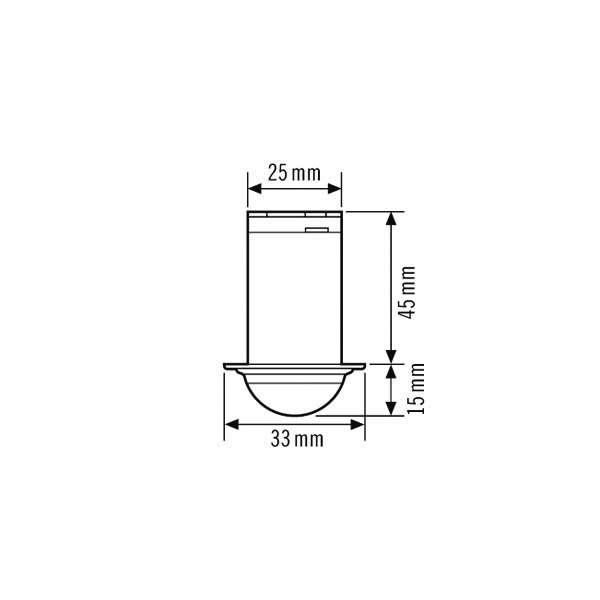 ESYLUX Compact Mini Motion Switch (Complete) - EP10426001