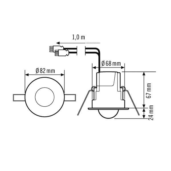 ESYLUX Compact Express Motion Switch (Complete) - EP10510717