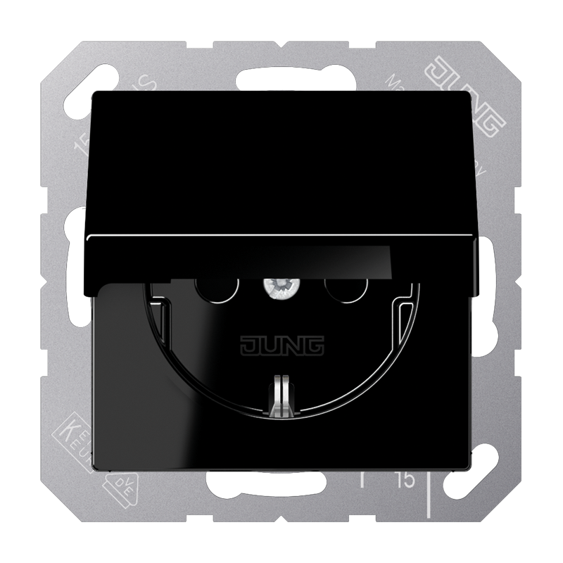 Jung Wall Outlet Box (WCD Switchgear) (European Socket) - A1520NKIKLSW