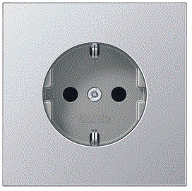 Jung Wall Outlet Box (WCD Switchgear) (European Socket) - AL1520N
