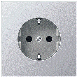 Jung Wall Outlet Box (WCD Switchgear) (European Socket) - AL1520NKI