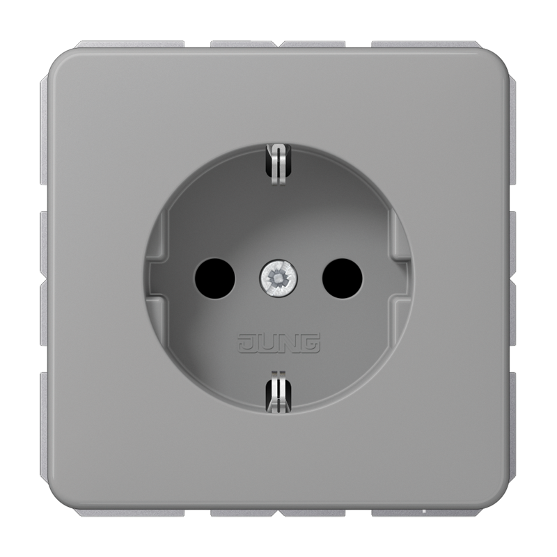 Jung Wall Outlet Box (WCD Switchgear) (European Socket) - CD1520NKIGR