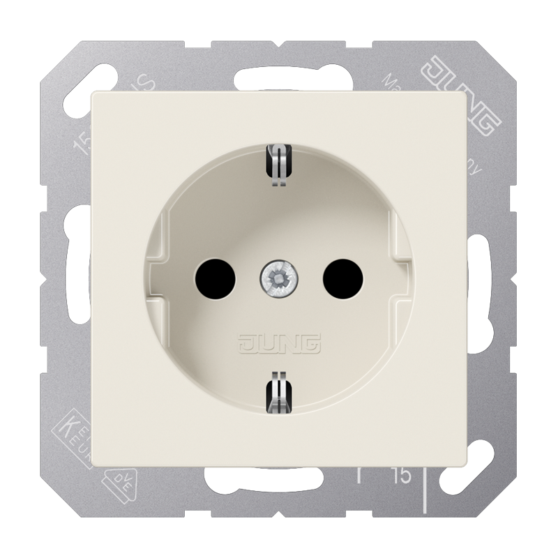 Caja De Enchufes De Pared Jung (aparamenta WCD) (Enchufe Europeo) - A1520NBF