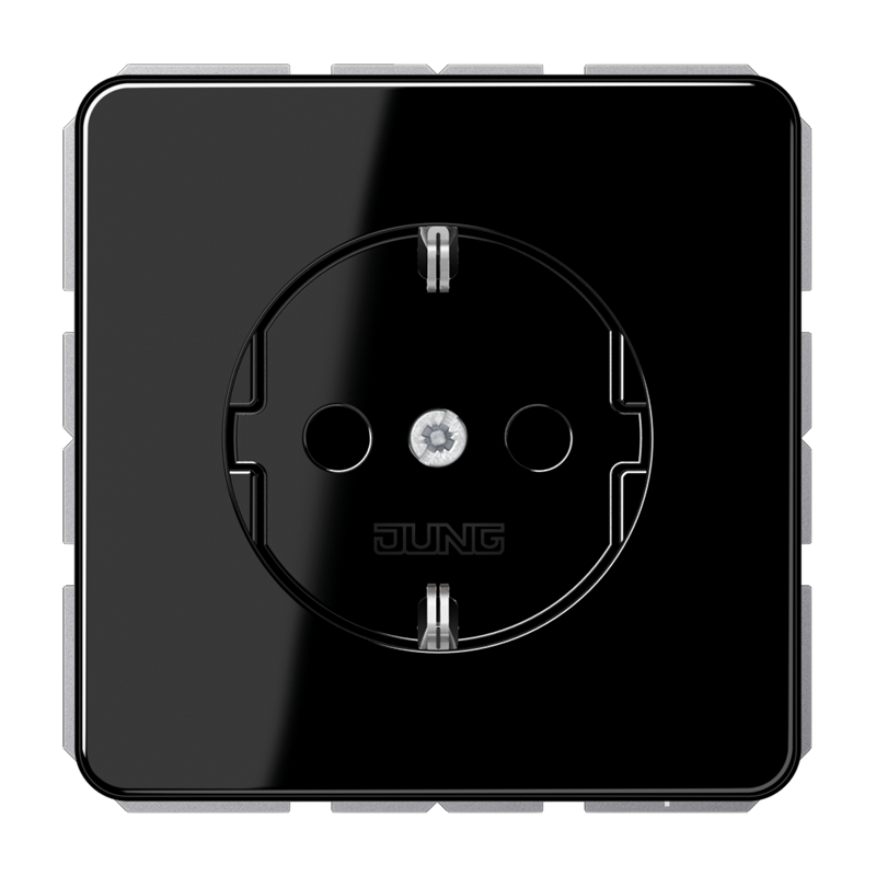 Jung Wall Outlet Box (WCD Switchgear) (European Socket) - CD1520NSW