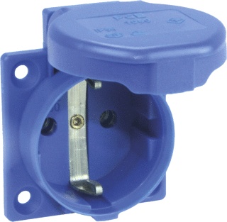 Keraf PCE Wandstopcontact (WCD schakelmateriaal) (Europese Stekkerdoos) - 106360