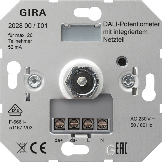 Gira Basic Unit Dimmer - 202800