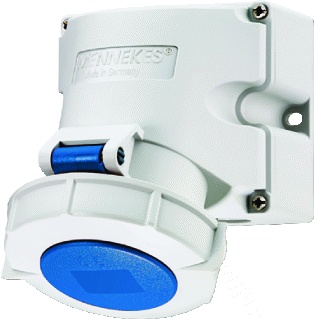 Mennekes CEE Wall Outlet - 9301