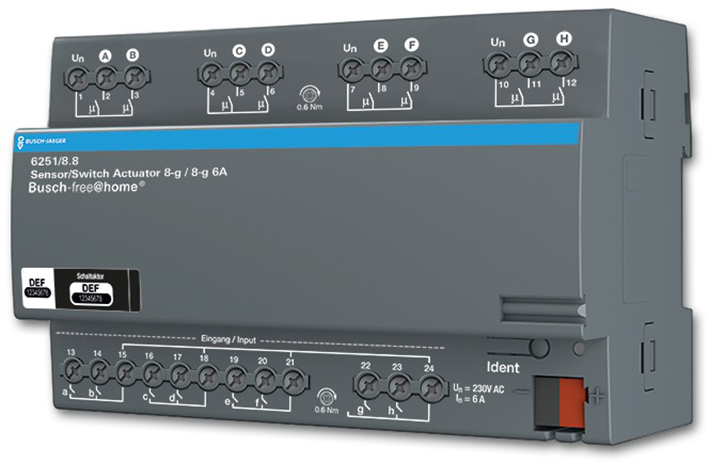 ABB Busch-Jaeger Busch-FreeAtHome I/O-Module bussysteem - 2CKA006220A0024