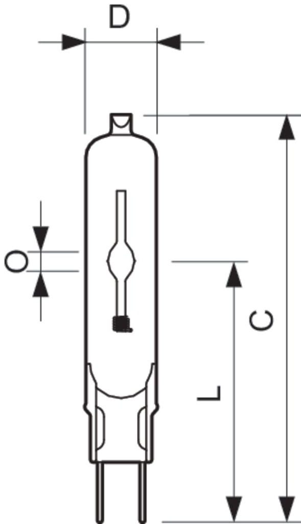 Philips Master Colour Lámpara Halógena de Vapor Metálico sin Reflector - 16366400