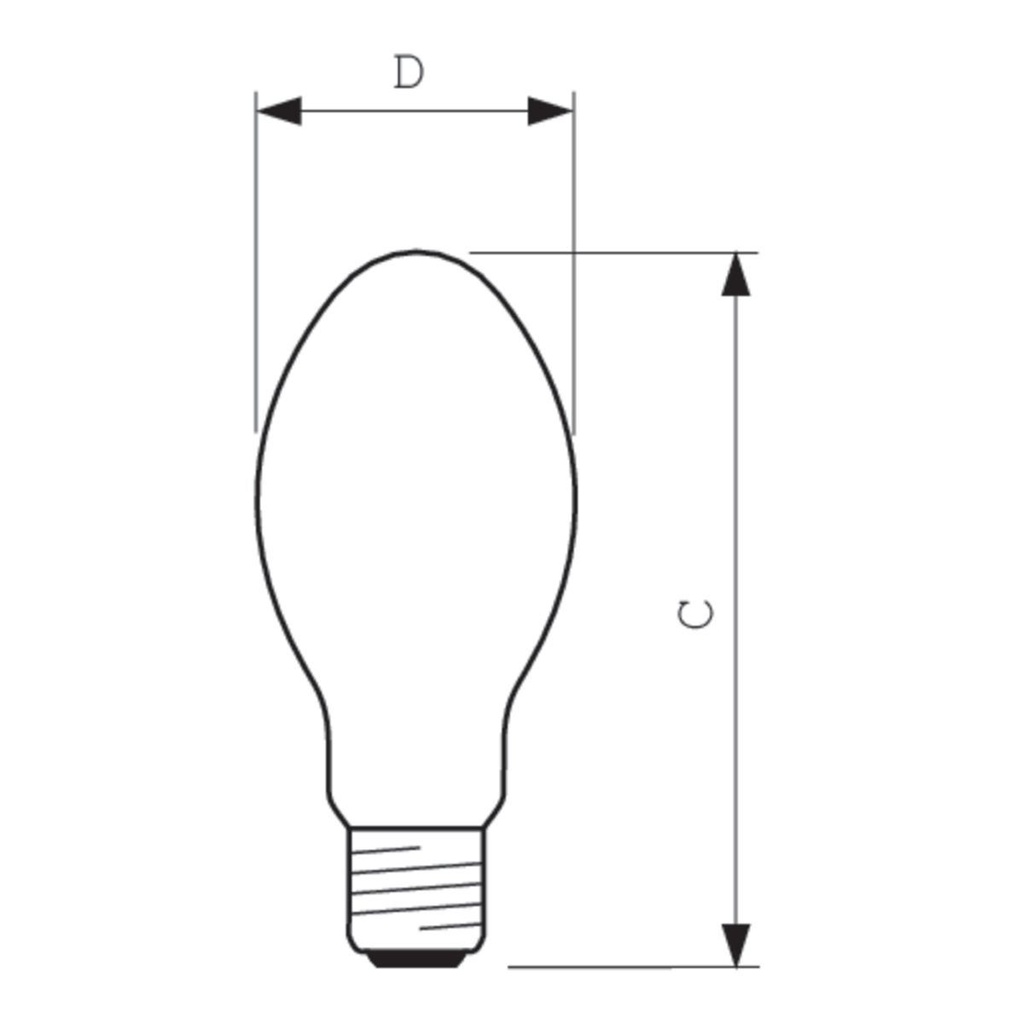 Philips Master City White Lampe Halogène à Vapeur Métallique Sans Réflecteur - 15875200