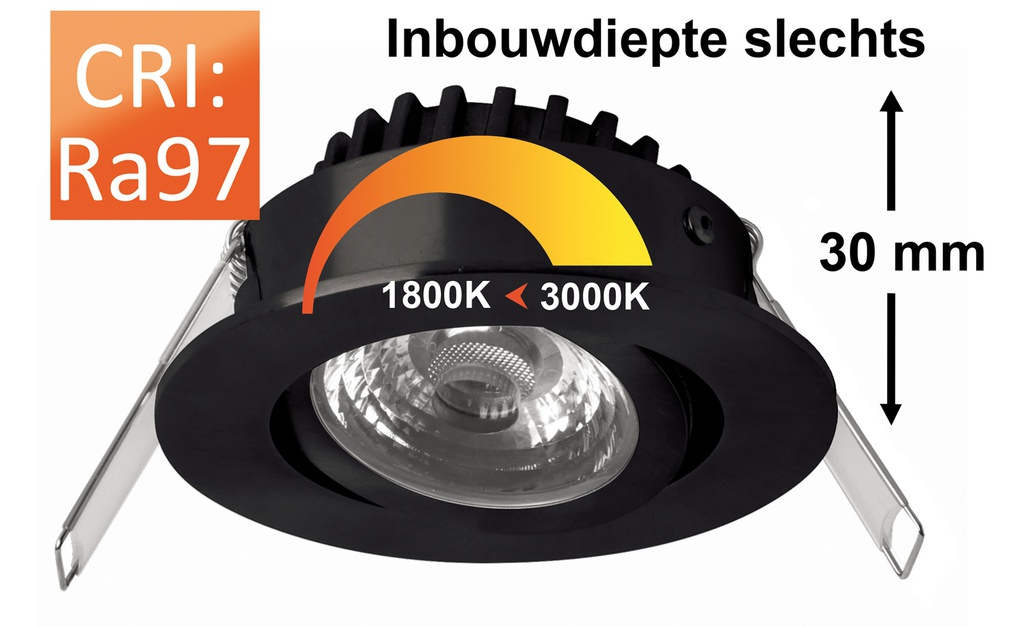 Megaman Dim tot warm Downlight, Spot, Schijnwerper - MM10975