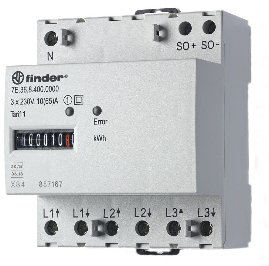 Finder Electricity Meter - 7E.36.8.400.0010