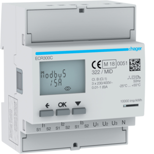 Hager Elektriciteitsmeter - ECR300C