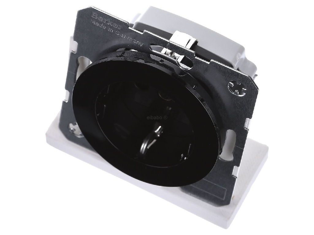 Hager Berker R.1/R.3 Wall Socket Outlet (WCD Switchgear) (European Socket) - 47232045