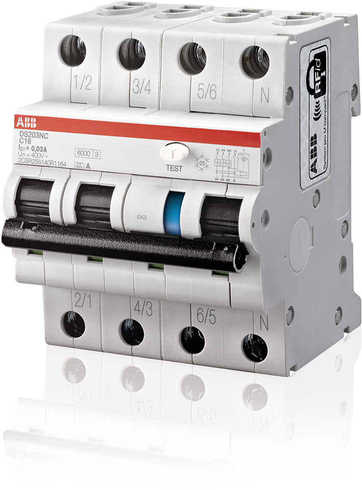 ABB System Pro M Interruptor Compacto Diferencial - 2CSR256140R1255