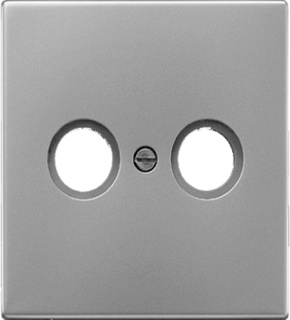 Jung Aluminum/Gold steel/Chrome Inserts Switchgear - ES2990TV