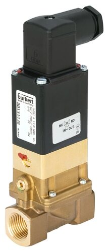 Solenoid Valve G1'' NC Brass NBR 0.2-10bar/3-145psi 24VDC Anti-Waterhammer 5282 314483