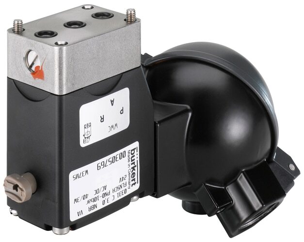 Electroválvula 3/2 vías 32x46 mm Brida SFB NO Acero inoxidable EPDM 0-16bar/232psi 230VAC/DC ATEX 0331 20048981