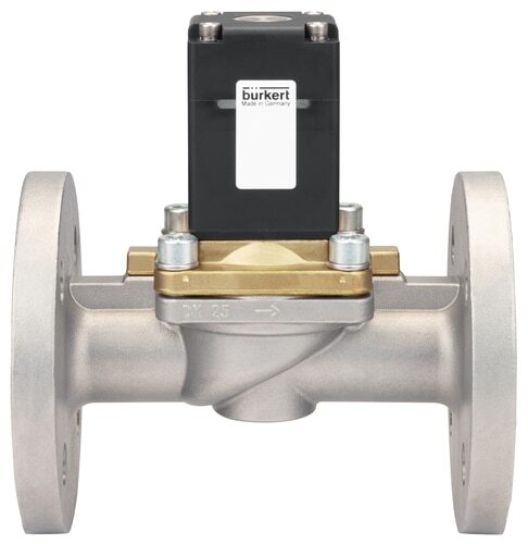 Solenoid Valve 25 mm Flange NC Brass EPDM 0-16bar/232psi 230VAC Vacuum Anti-Waterhammer 0290 356930