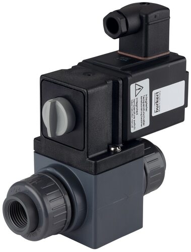 Válvula Solenoide G1/2'' NO PVC EPDM 0-1bar/15psi 230VAC/DC Vacío 131 45716