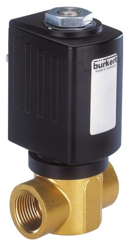 Válvula solenoide G3/8'' NO Latón FKM 0-3bar/44psi 12VDC Oxígeno Libre de grasa/aceite 6027 20003192