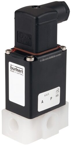 Électrovanne G1/4'' NO PVDF FKM 0-8bar/116psi 230VAC 0330 20053006