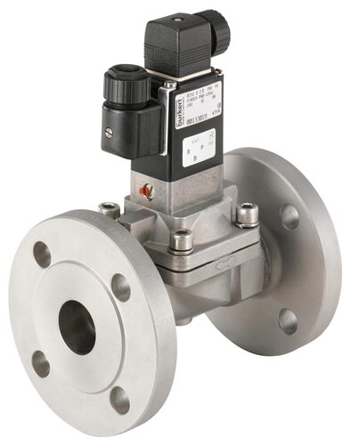 Magnetventil 40 Mm Flansch NC Gusseisen NBR 0.2-10Bar/3-145Psi 24VDC Wasserschlagschutz 5282 296739