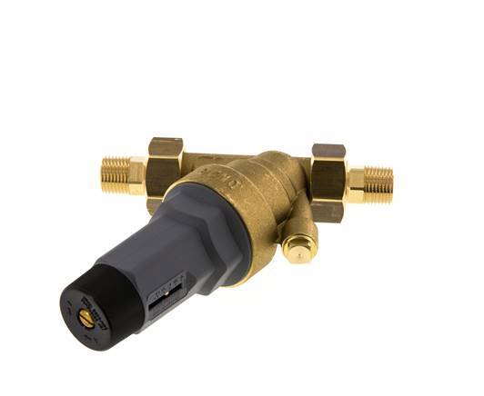 Water Pressure Reducer Brass R1/2'' 33 l/min 1.5-6 bar/22-87psi Drinking Water