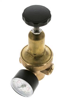 Water Pressure Reducer Bronze G1/4'' 8.3 l/min 1.5-20 bar/22-290psi