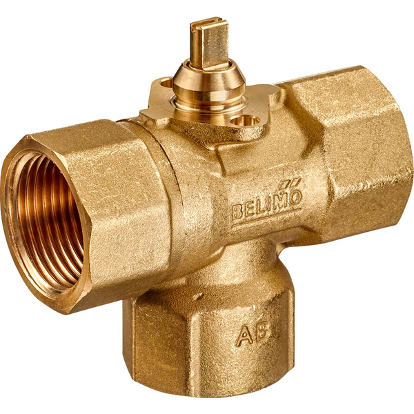 Belimo 3-Way Ball Valve Rp1/2 Kvs2.5 L-Port ZoneTight C315Q-H