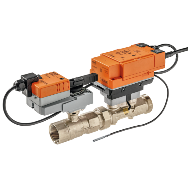 Belimo Sensor Controlled PI-CCV Flange 1/2x3/4 Kvs1.5 24VAC/DC BACnet/Modbus/MP-Bus Two Sensors EV015R2+BAC