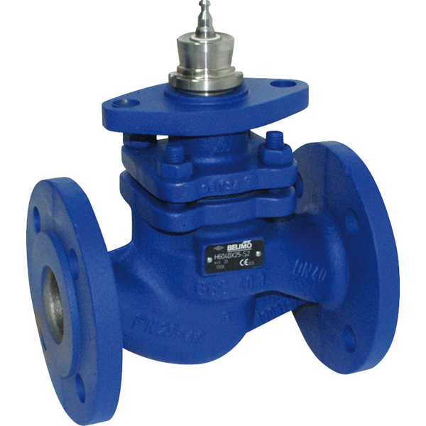 Belimo Globe Valve Flange DN15 Kvs0.63 Cast Iron PTFE 15mm Stroke PN25 H6015XP63-S2