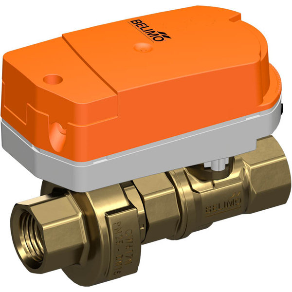 Belimo PI Flow Limiter Valve Rp1/2 Kvs0.29 24VAC/DC 75s 2/3-point 1Nm IP40 Terminal C215QFL-C/CQ24A-T