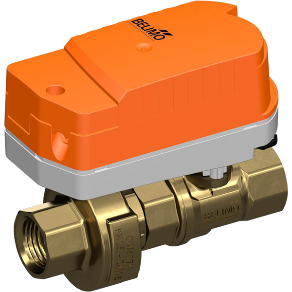 Belimo PI Flow Limiter Valve Rp1/2 Kvs0.29 24VAC/DC Fail-Safe 75s MP-Bus 1Nm IP40 Terminal C215QFL-C/CQK24A-MPL-T