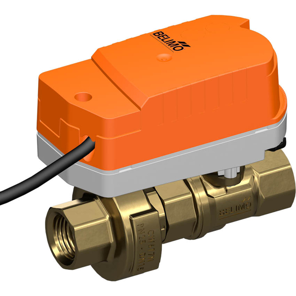 Belimo PI Flow Limiter Valve Rp1/2 Kvs0.47 100-240VAC Fail-Safe 75s 2-point 1Nm IP40 C215QFL-D/CQK230A