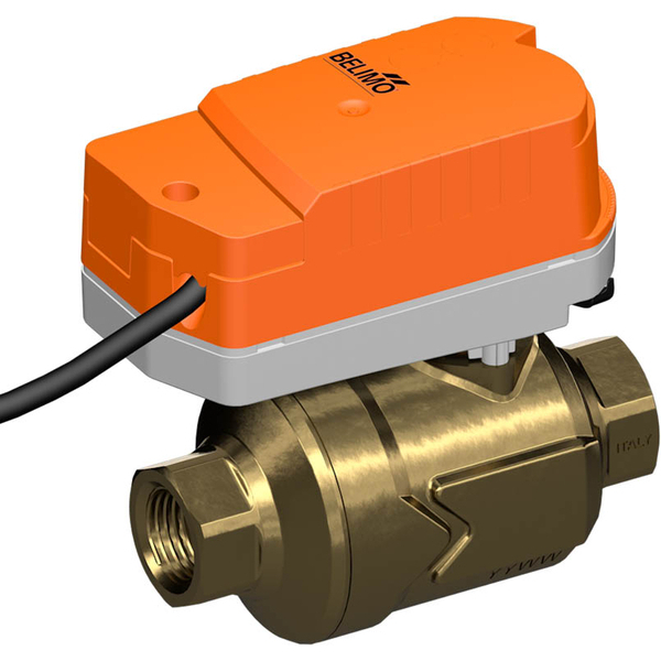 Belimo PI Zone Valve Rp1/2 Kvs0.21 24VAC/DC Fail-Safe 75s MP-Bus 1Nm IP40 C215QP-B/CQK24A-MPL