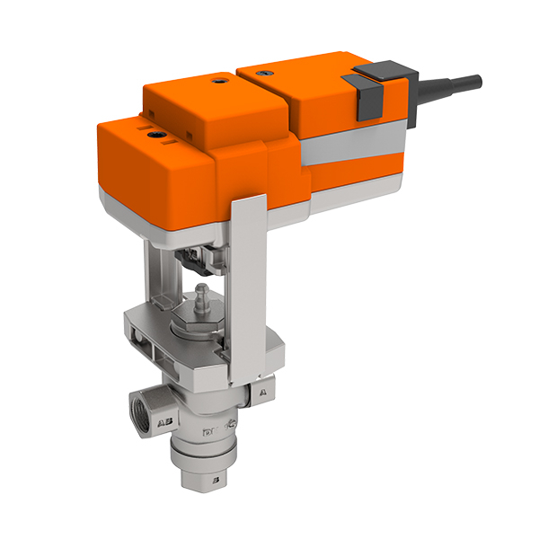 Belimo 3-Wege Geradsitzventil Rp2 20mm Hub Kvs40 24VAC/DC 150s BACnet/Modbus/MP-Bus 1500N IP54 H350S-P/SV24A-MOD