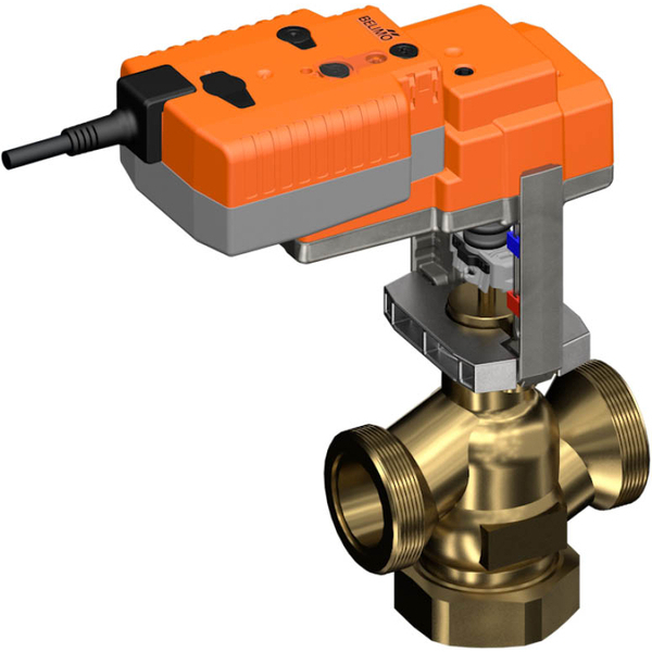 Belimo Klepafsluiter 15mm G2-1/4 Kvs25 24VAC/DC Fail-Safe 150s MP-Bus 0-10/2-10V 1000N IP54 H440B/NVK24A-MP-TPC