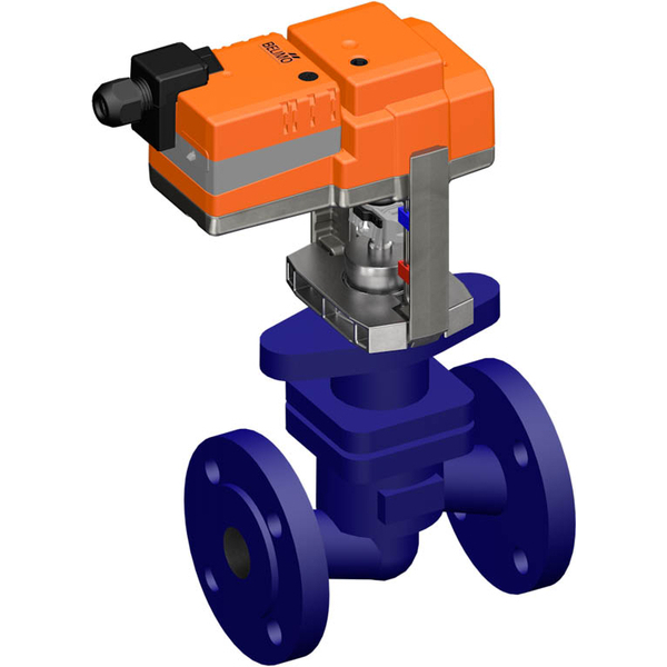 Belimo Geradsitzventil 15mm Flansch DN15 Kvs1.6 24VAC/DC 150s BACnet 0-10/2-10V 1500N IP54 H6015X1P6-S2/SV24A-MOD