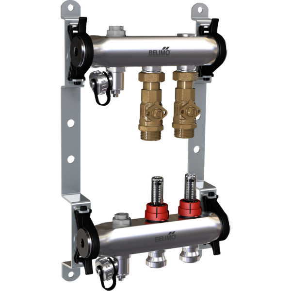 Belimo Energy Manifold 2 Zones 6bar Fluid Temperature 2-70°C (36-158°F) EM-ECQ-02F