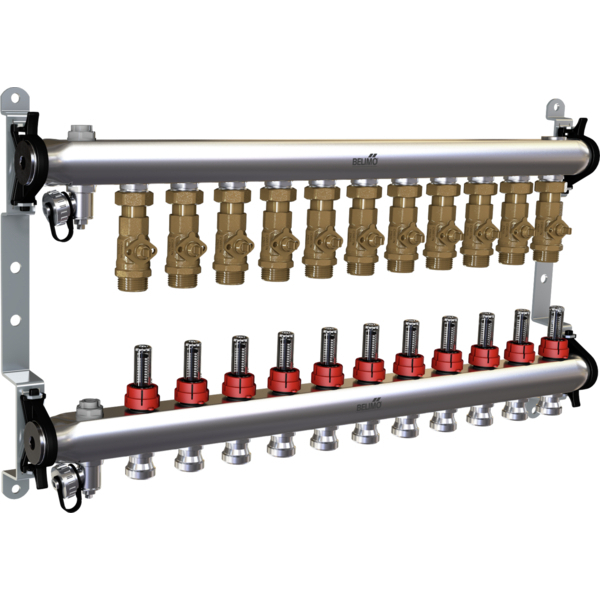 Belimo Energy Manifold 11 Zones 6bar Fluid Temperature 2-70°C (36-158°F) EM-ECQ-11F