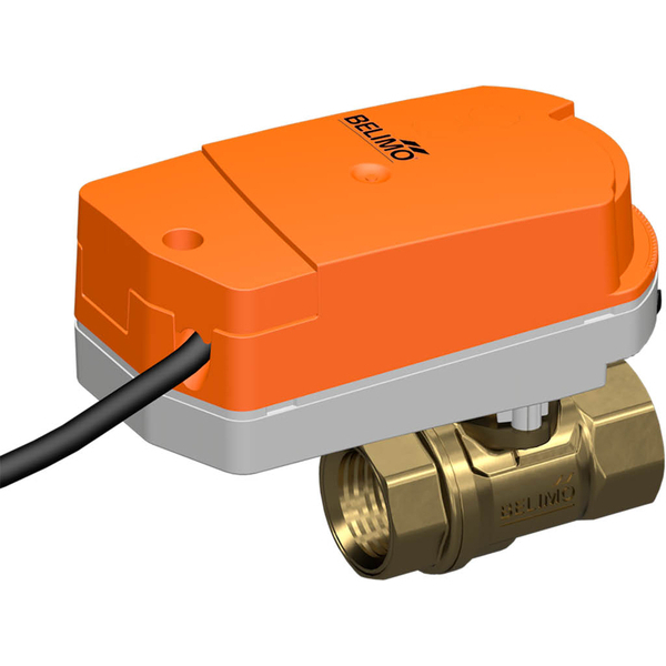 Belimo Characterized Valve Rp1/2 Kvs1.2 24VAC/DC 75s BACnet/Modbus 1Nm IP40 C215Q-F/CQ24A-BAC