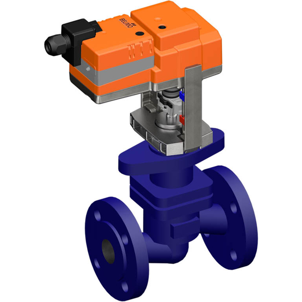 Belimo Globe Valve 15mm Flange DN15 Kvs1 24VAC/DC 150s BACnet 0-10/2-10V 1500N IP54 H612S/SV24A-MOD